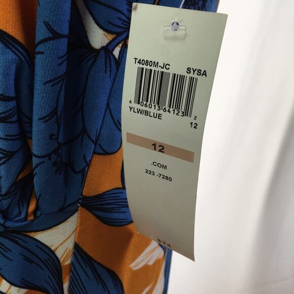 London Style Collection Justine Asymmetric Dress - Picture 9 of 16